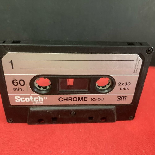 Scotch Chrome 60 chrome cassette used