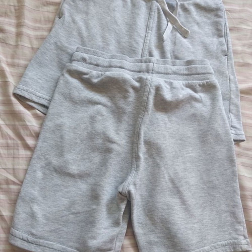 Boys' shorts used, pack of 3, gray and blue, Zara and H&M