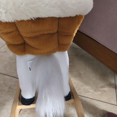 Rocking horse for children used with sounds