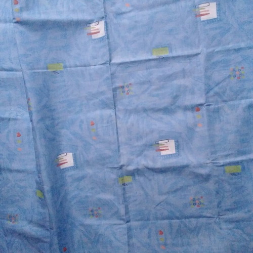 Cotton fabric new, 1.05x2.40 and 1.50x2.75 meters