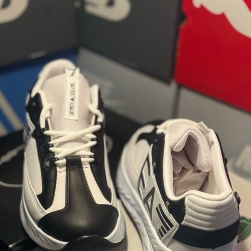 Emporio Armani shoes for men new, casual, black and white
