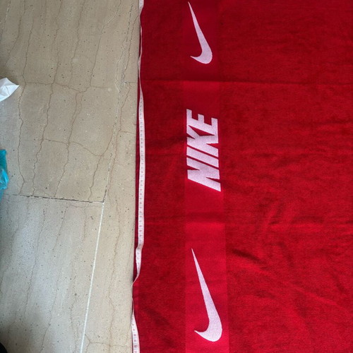 Nike beach towel new, embossed, 100% cotton 1x1.7 m