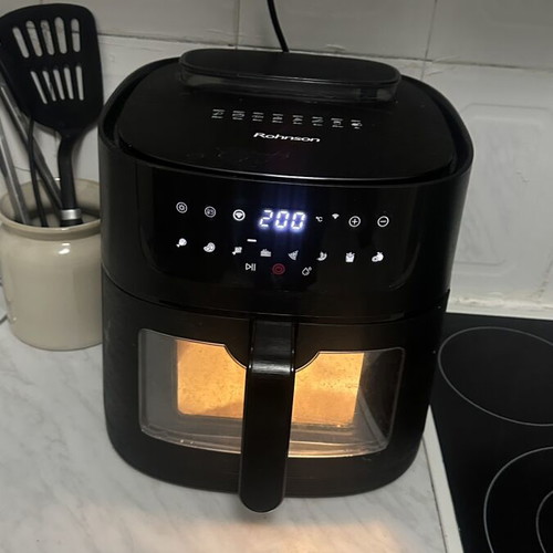Rohnson Air Fryer R-2834 like new, 8 liters, smart control