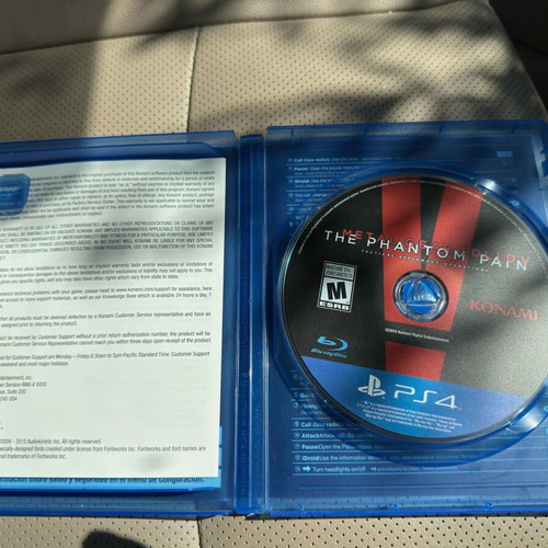 Metal Gear Solid V The Phantom Pain PS4 game