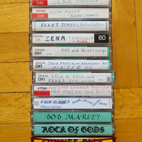 13 foreign rock and blues cassette tapes