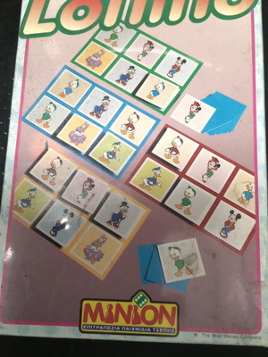 Lottino Disney board game new, with Disney figures