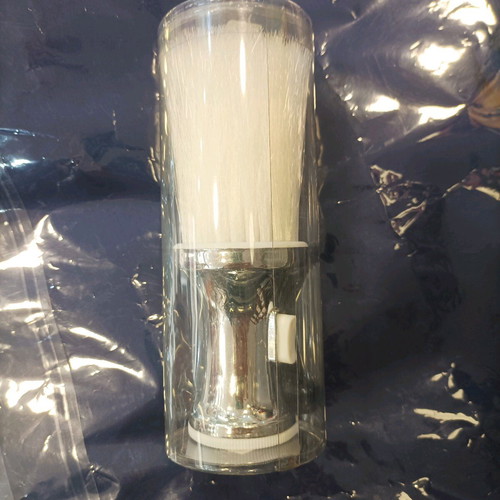Neck brush new that holds powder inside