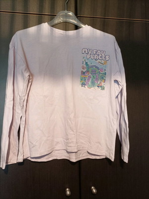 ZARA long-sleeve shirt used, no.13-14, lilac