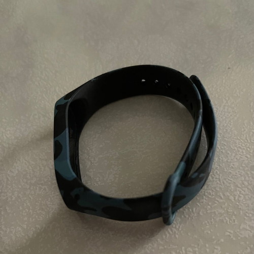 Camo Silicone Strap Blue for Xiaomi Mi Band 5 and 6 new