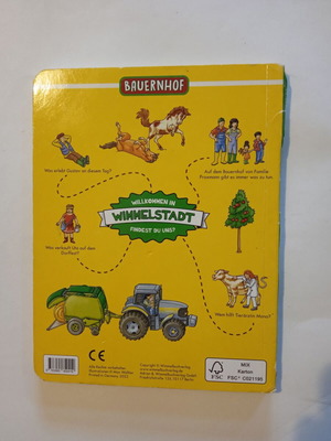 Παιδικό βιβλίο Mein Wimmelbuch Bauernhof μεταχειρισμένο, γερμανική γλώσσα