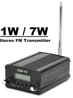 Πομπός FM 7W CZE-7C καινούργιος μεγάλης εμβέλειας