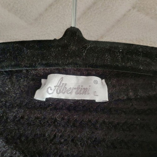 Albertini wool cardigan used, size S, black