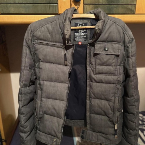 Men's winter jacket, gray, size L