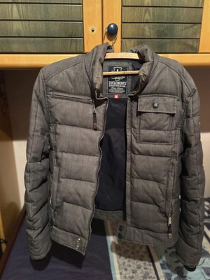 Men's winter jacket, gray, size L