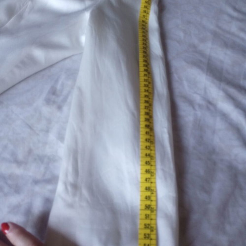 Lucifair Collection white satin jacket like new, women's M