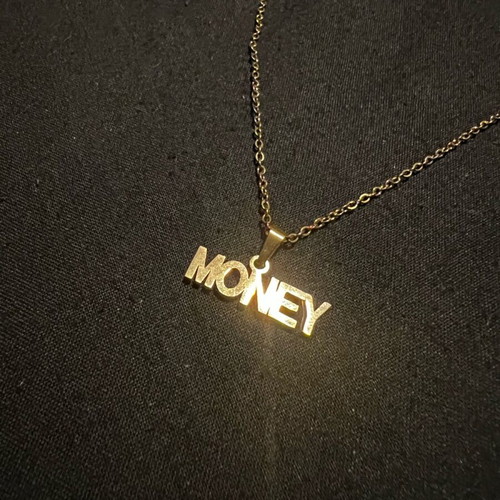 Gold stainless steel necklace new