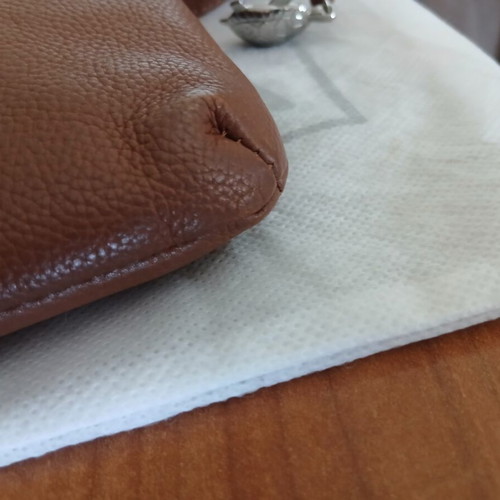 Carpisa leather shoulder bag new, brown