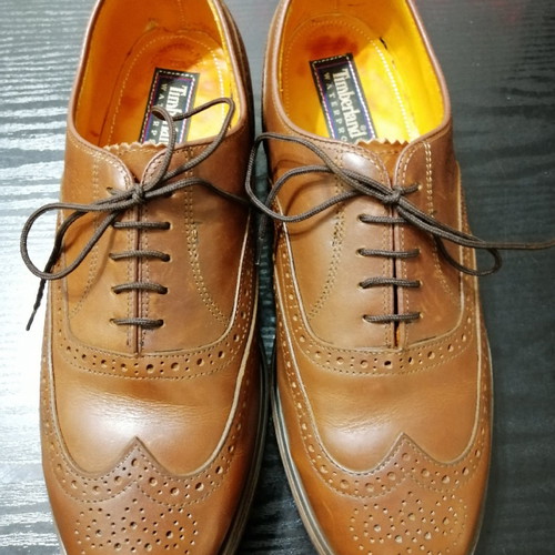 Timberland men's new brown dress shoes size 43