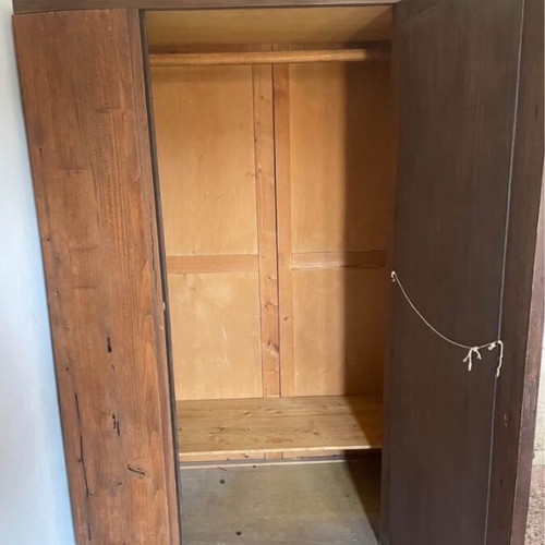 Antique wardrobe with mirror used