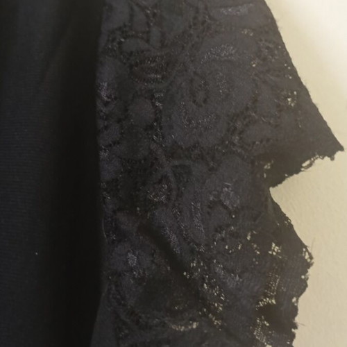 FITA Fashion women's blouse like new, black, lace and strass