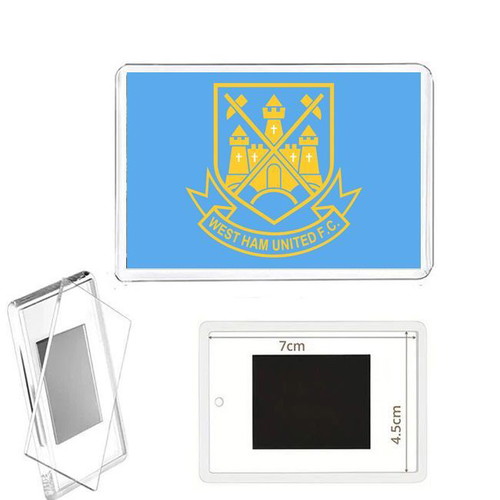 Μαγνητάκι West Ham United με διάφανη ακρυλική κορνίζα φωτογραφιών