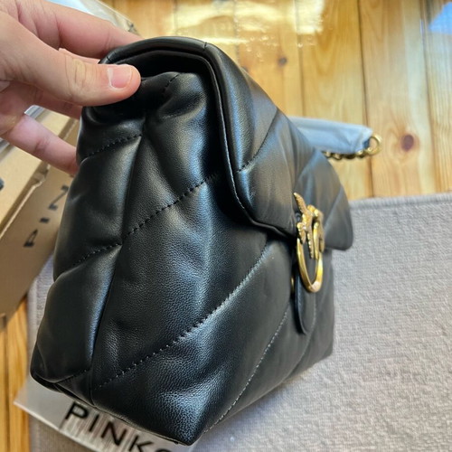 Pinko shoulder bag new, large size, black