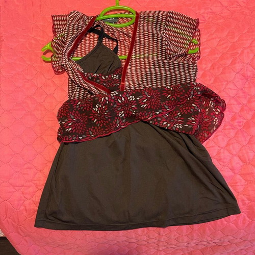 Mexx blouse like new, semi-transparent with built-in camisole, size M