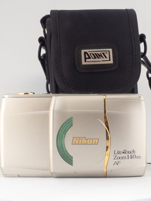 Nikon Lite Touch Zoom 140W camera used, compact 35mm film