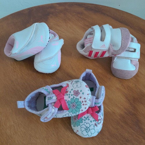 Baby shoes Benetton, Adidas, Puma like new, pack of 3 pairs