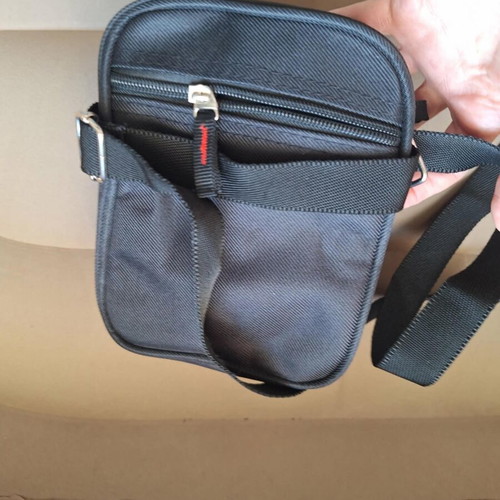 Unisex crossbody bag, black
