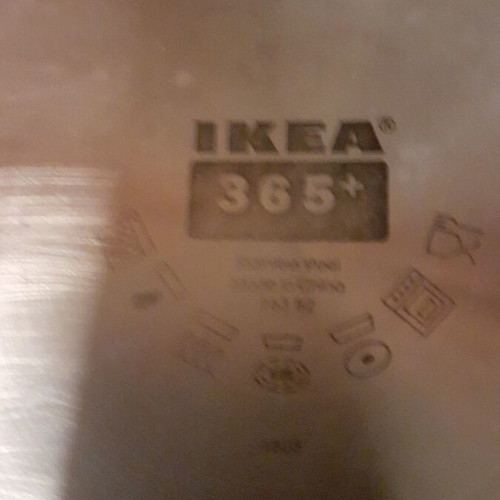 IKEA stainless steel frying pan, 25.5 cm diameter