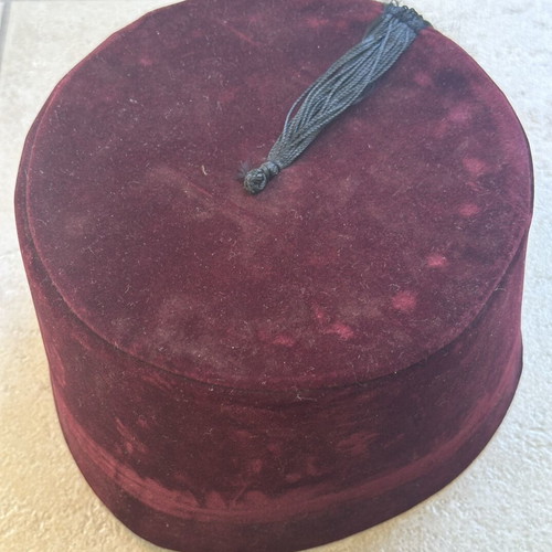 Bordeaux Ottoman Fesi Payitaht Fesi for Traditional Events
