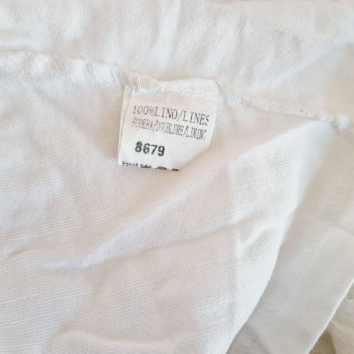 Shirt one size white with lace, new