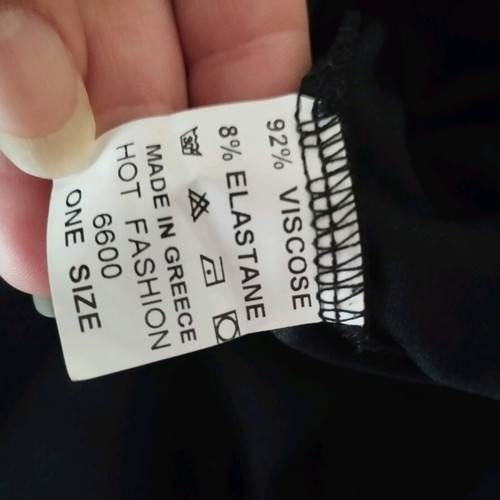Αμανικο φόρεμα μαύρο one size σαν καινούργιο