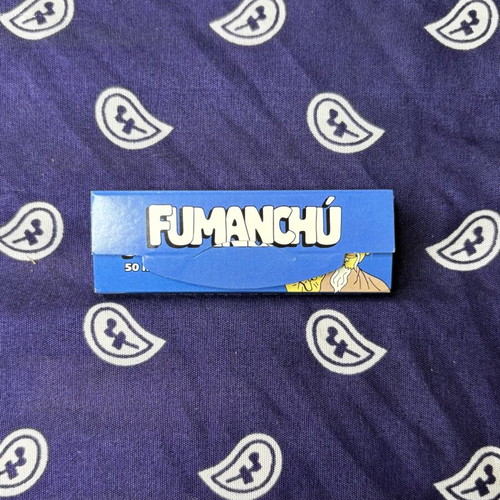 Fumanchu Blue 1 1/4 Rolling Papers and Tips Pack 50+50