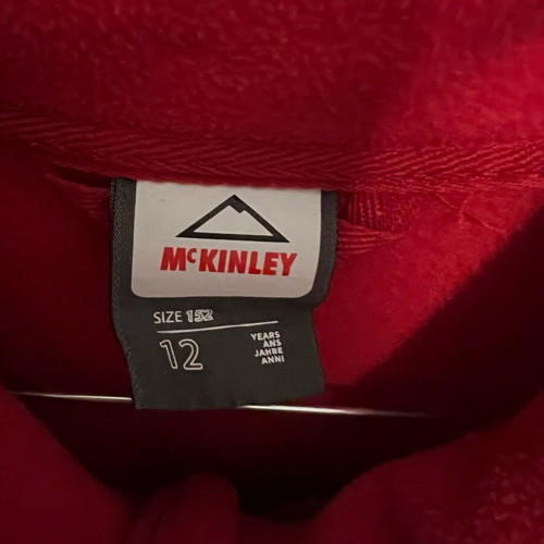 McKinley red jacket lightly used, size 152 cm