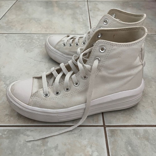 All Star double sole athletic shoes like new, white size 42