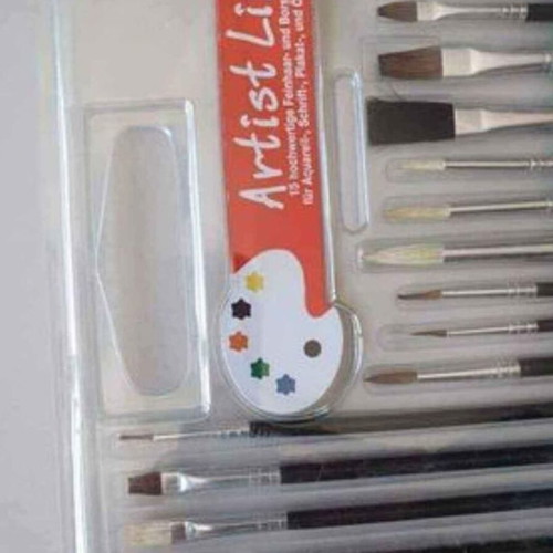 Painting brushes new, set of 15 pieces