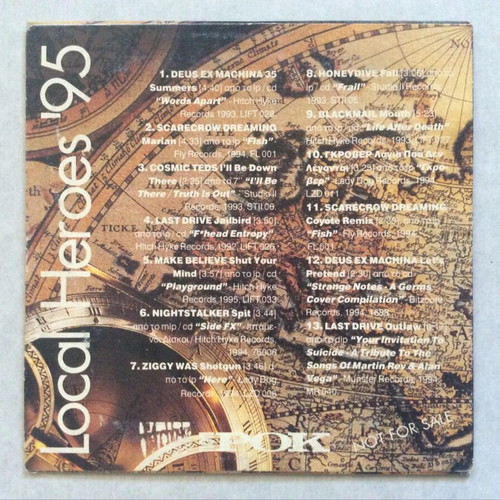 Local Heroes '95 CD used, rock compilation