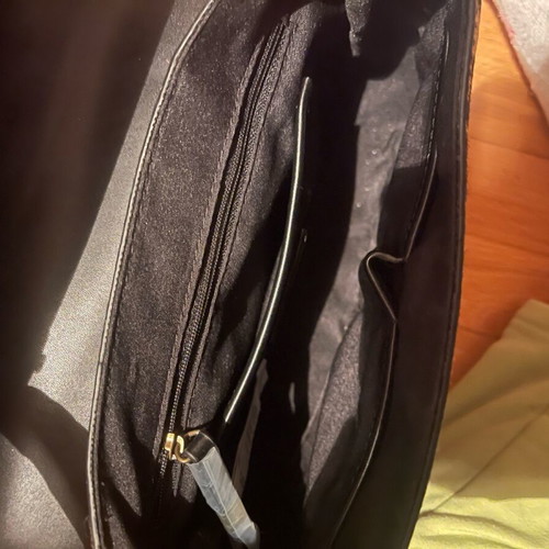 Aldo shoulder bag made of genuine leather like new, black and brown