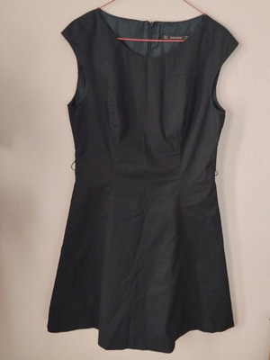 Zara Basic midi dress black size M like new