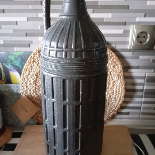 Kanata with glass inside for tsipouro used