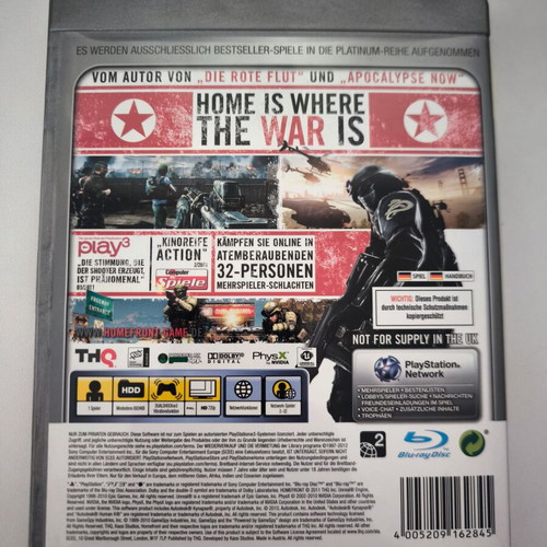 Homefront Ultimate Edition PS3 game very good condition