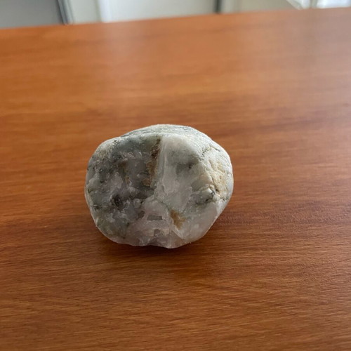 White quartz new with natural inclusions