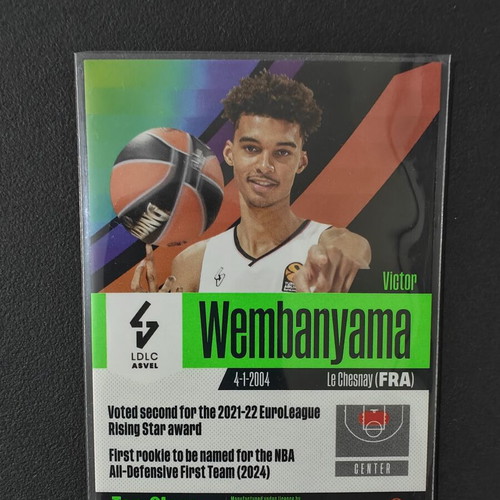 Victor Wembanyama Euroleague card like new