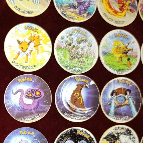 Pokemon Tazos League 1 used from Cheetos