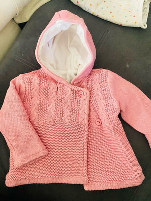 Warm baby girl jacket new