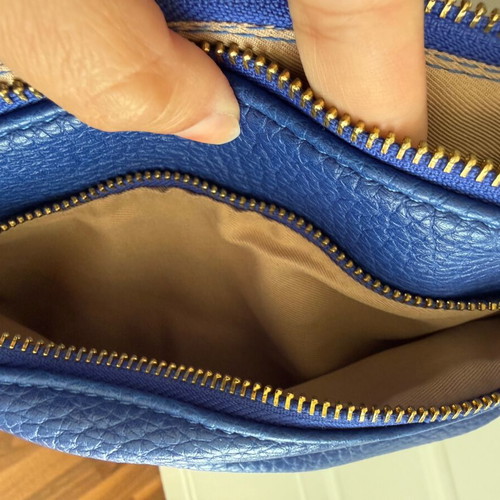 Blue crossbody women's bag like new