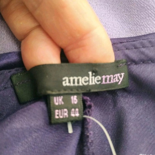 Y2K Vintage Asymmetric Tank Top Size L like new, purple