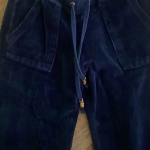 SugarFree basic velour pants, navy blue, size 164 cm, age 14